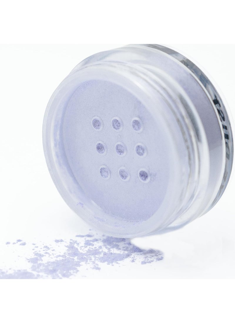 Pure Ziva Purple Haze Light Violet Pale Blue Lavender Mineral Single Loose Powder Eyeshadow; Vegan, Talc & Paraben Free, No Animal Testing & Cruelty Free 