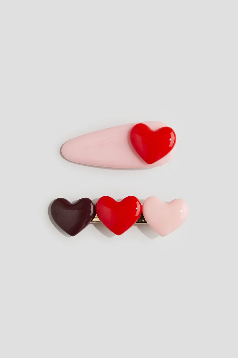 H&M 2-pack appliquéd hair clips