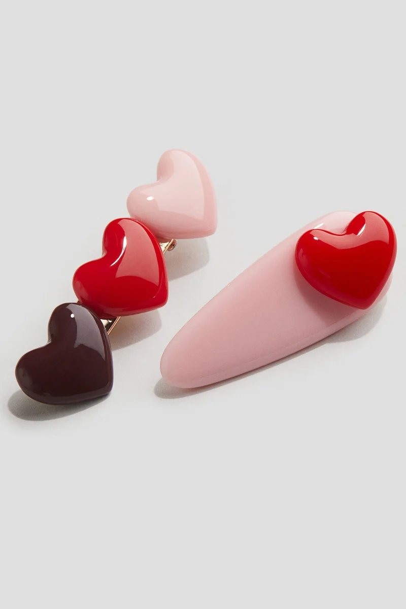 H&M 2-pack appliquéd hair clips