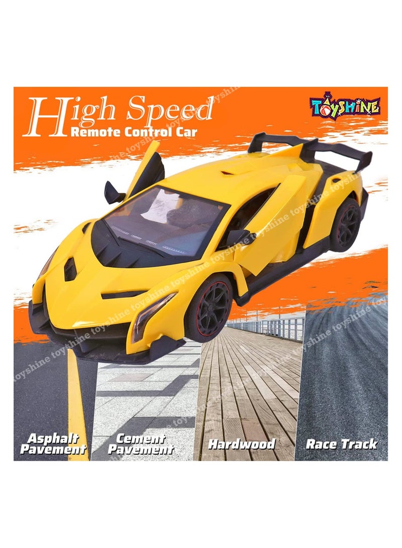 Toyshine 1:14 Remote Control Sports Car Models Charging Control Pedal Steering Wheel Gravity Induction Drift RC Children's  - Image 3