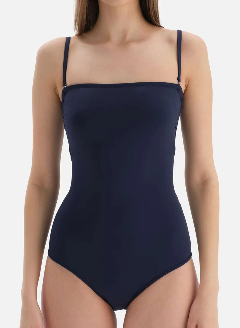 dagi Plunge Neck Swimsuit