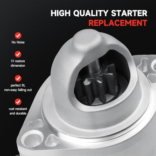 Grezuton New Starter Compatible with Honda Accord 2013 2014 2015 2016 2017, Civic 2016 2017 2018 2019, CR-V 2015 2016 2.0L 2.4L L4 Engine 31200-5A2-A51 SM-74009 SM740-09 191-711 S-80548 31200-5A2-A52 - Image 5