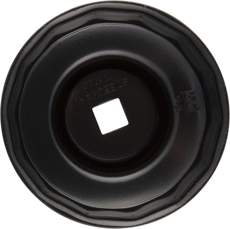 Steelman Low Profile Oil Filter Cap Wrench Socket 65mm and 67mm x 14 Flute, 3/8-inch Drive, Heavy Duty Chrome Vanadium Steel - Image 3