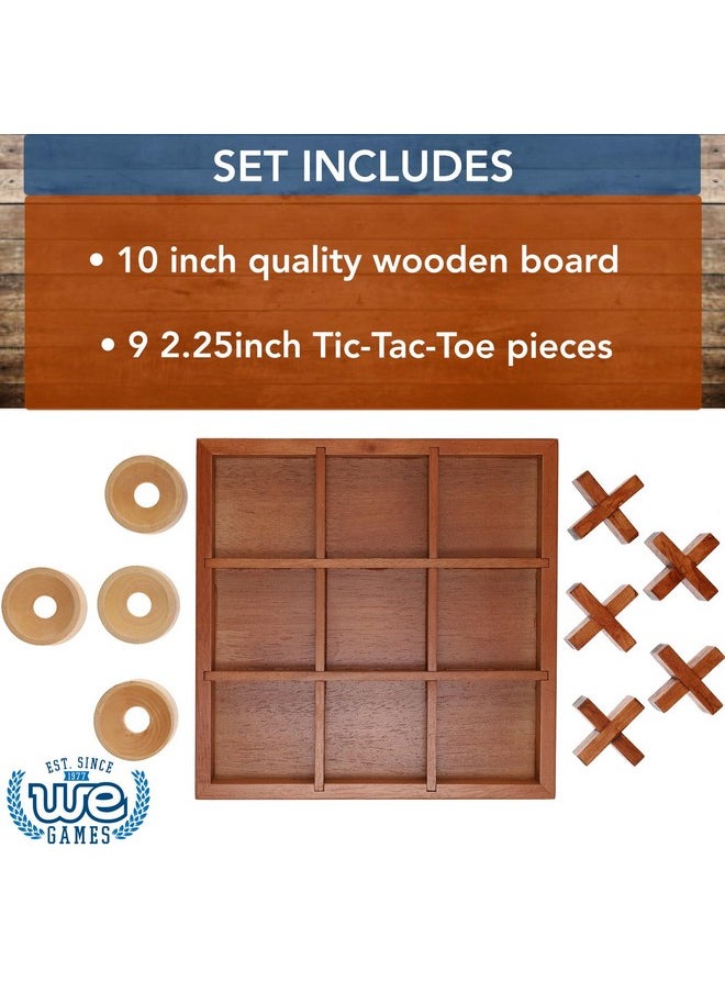 WE Games WE Games Tic-tac-Toe Wooden Board Game  - Image 4