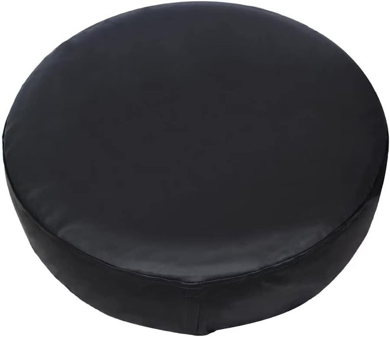 Jayke Joy Spare Tire Cover, Black Wheel Cover Waterproof PVC Leather Dust-Proof Universal Fit for Jeep, Trailer, RV, SUV, Camper and Vehicle (15 Inch) - Image 2
