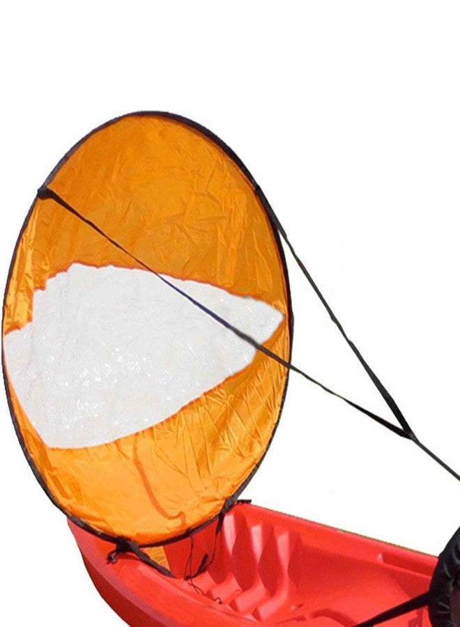 Keenso شراع قارب الكاياك، شراع خلفي، غطاء قارب الكاياك، مجموعة شراع الرياح لقارب الكاياك، لوح بادلة PVC قابل للطي مع نافذة شفافة لملحقات قارب الكاياك والزوارق القابلة للنفخ - Image 1