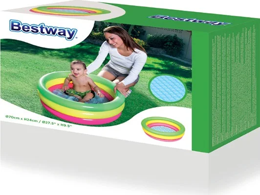Bestway Inflatable Pool For Babies 70cm Diameter Inflatable Base BW51128