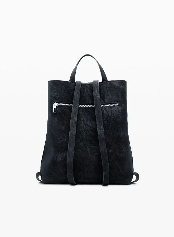 ديسيجوال حقيبة ظهر صغيرة بنقوش زهور ثلاثية الأبعاد