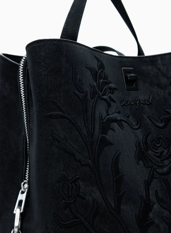 ديسيجوال حقيبة ظهر صغيرة بنقوش زهور ثلاثية الأبعاد