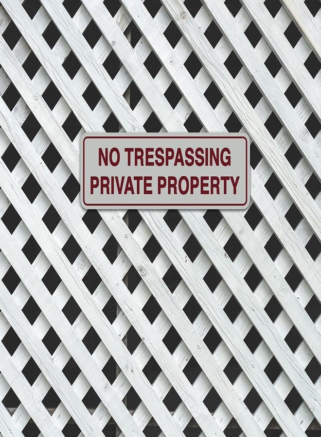 All Quality Standard No Trespassing Private Property Sign - Black/Gold - Large - Image 5