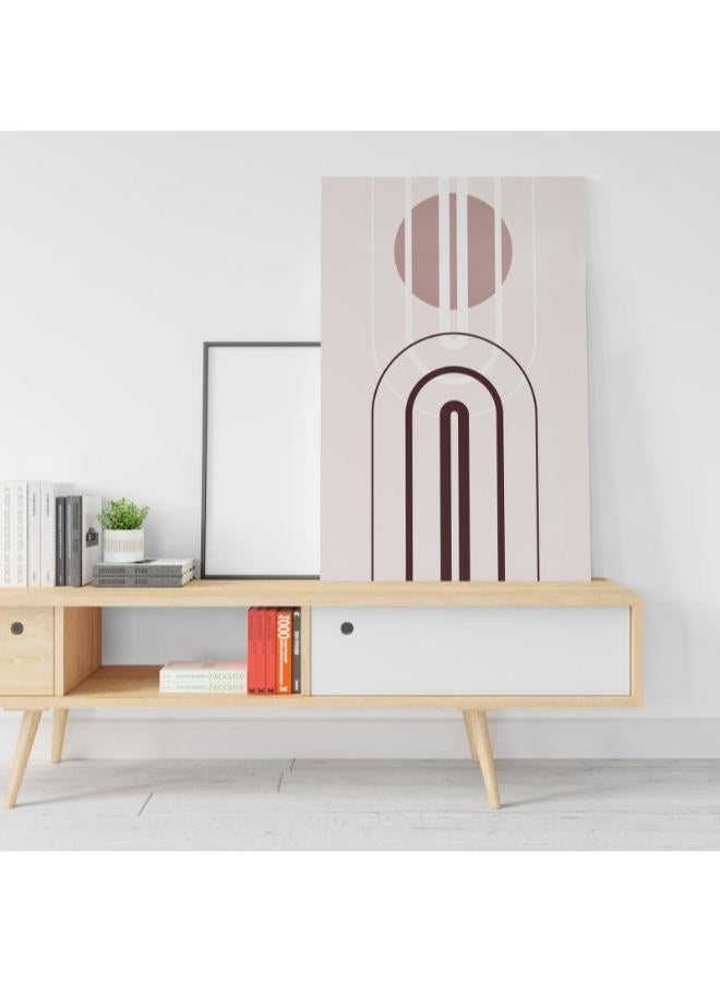 Home Gallery Hand drawn flat design gemotric Printed Canvas wall art - Image 1