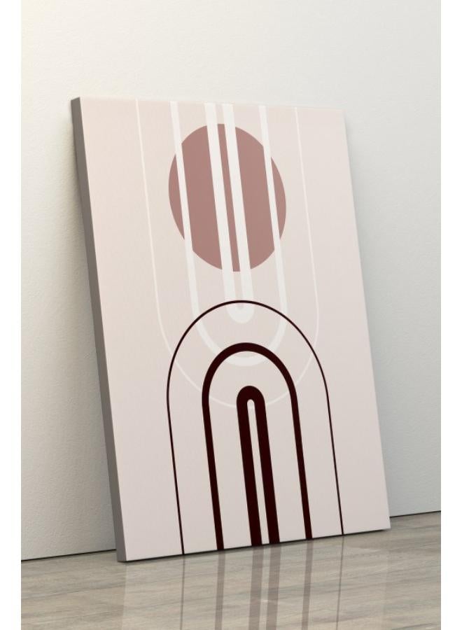 Home Gallery Hand drawn flat design gemotric Printed Canvas wall art - Image 4