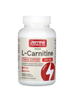 jarrow formulas Jarrow Formulas, L-Carnitine, 500 mg, 100 Veggie Capsules 