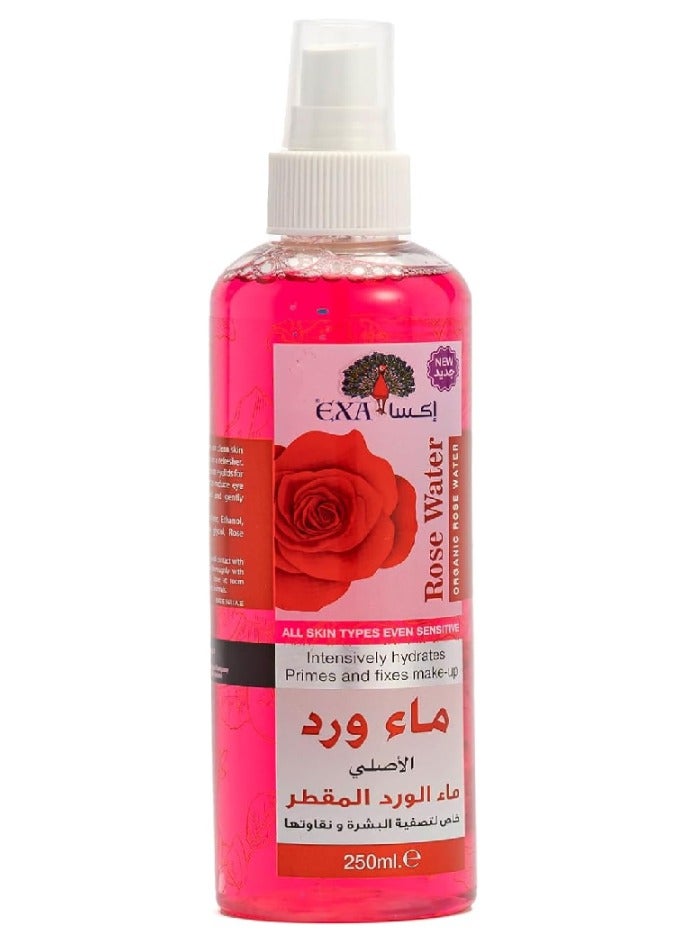 ماء الورد الاصلي لجميع أنواع البشرة حتى الحساسة 250 مل
