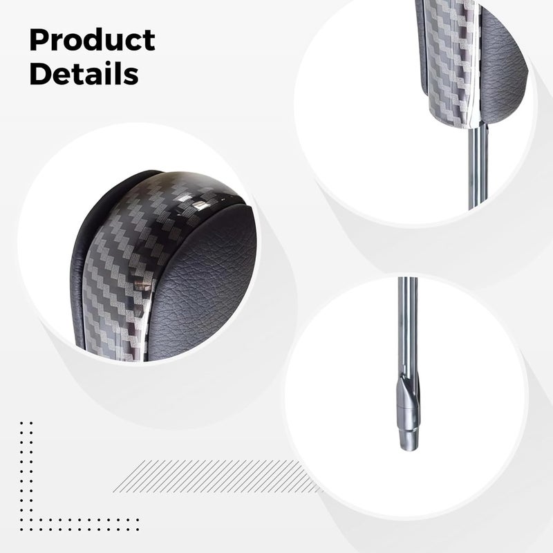 Carbon Fiber Shift Knob for 3 Series, 5 Series, Z4, E90, E60, E92, X1, X3, X5, Automatic Shifter, Abs Pu Material, Enhances Driving and Interior Style - Image 3