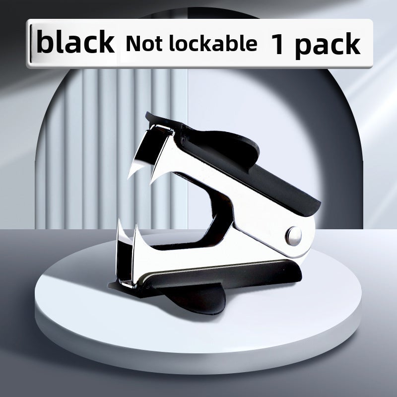 Generic Compact Staple Remover Handheld Office Home Black/1 