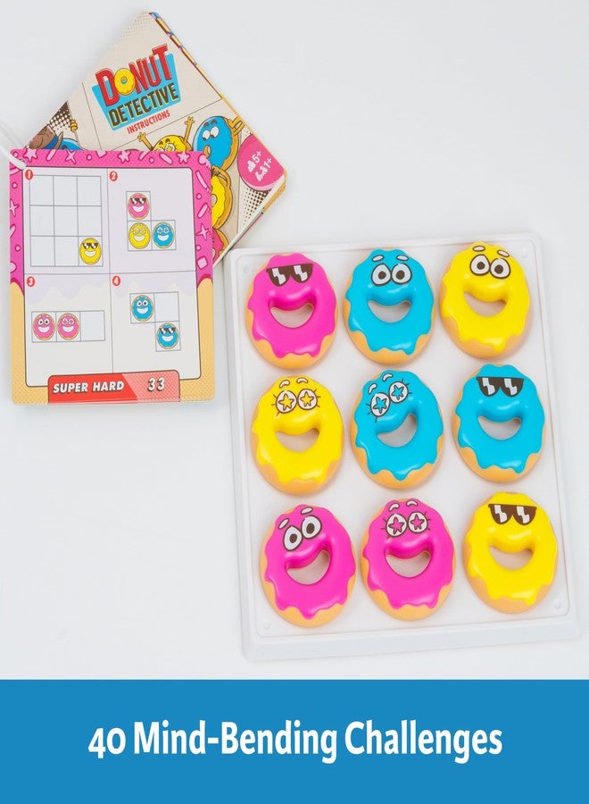 thinkfun لعبة ThinkFun دونات المحقق - لعبة منطقية لذيذة ومليئة بالألغاز | تعزز مهارات حل المشكلات مع 40 لغزًا تحديًا | للأعمار 8 وما فوق - Image 2