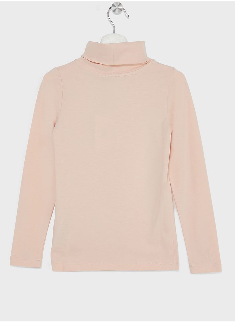 Calvin Klein Jeans - Kids High Neck Knitted Sweater - Image 1