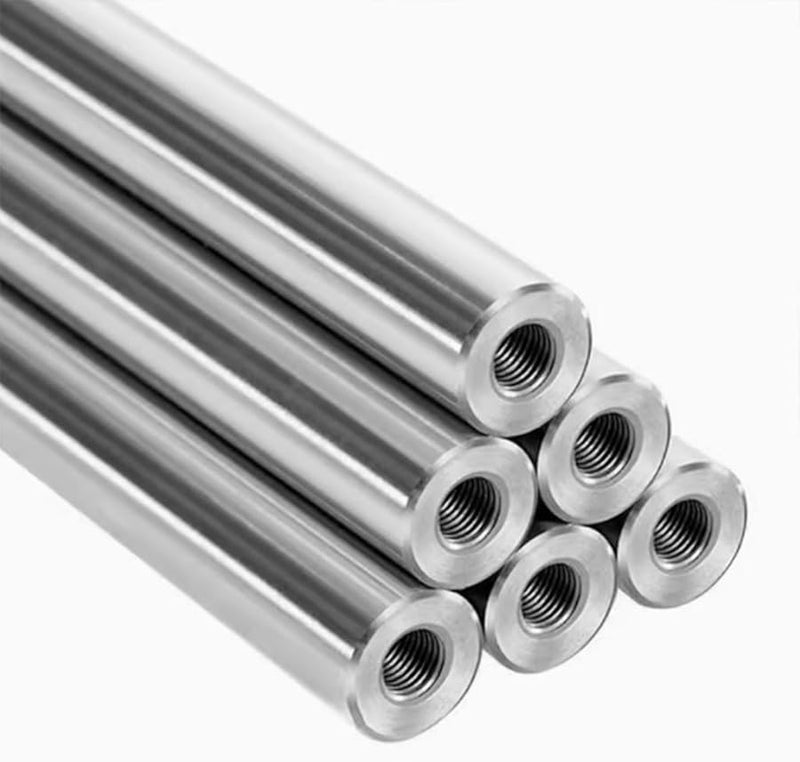 Linear Shaft OD25mm M8x16mm Thread Hole Depth 16mm Chromed Harden Rod 100mm - Image 4
