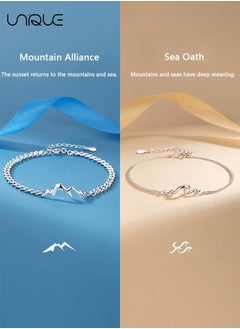 Couple Bracelet, Hai Vow Mountain Alliance Couple Bracelet A Pair Of Men and women Couple Simple Niche Design Sense 2023 New Model - pzsku/Z75E409492D30D41420F4Z/45/_/1691378228/c5a28458-4e77-4770-92ec-3a855d636f4b