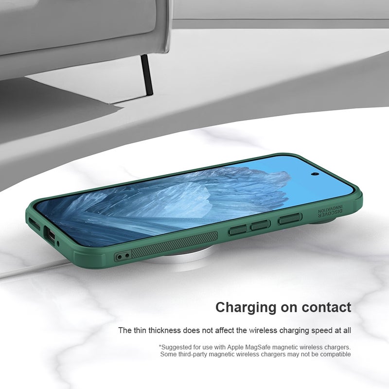 HuHa Case Cover For Google Pixel 9 Pro NILLKIN Frosted Shield Pro Magnetic Phone Case(Black) - Image 5
