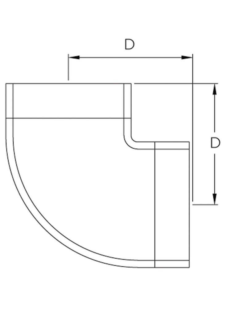 SS316 90D Elbow #150, ATAM (3/8" NPT) - Image 2