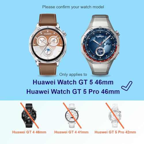 iDaPro Screen Protector for HUAWEI Watch GT 6 46mm/GT6 Pro 46 mm GT 5 46mm/GT5 Pro 46 mm[4Pcs],9H,Anti-Scrach,Anti-Bubble,Easy Installation - Image 2