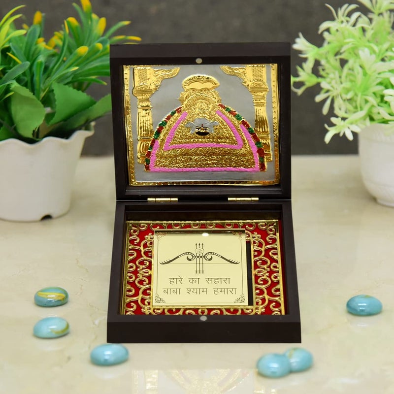 KUSHAL CREATION Khatu Shayam Ji Charan Paduka Box - Image 2
