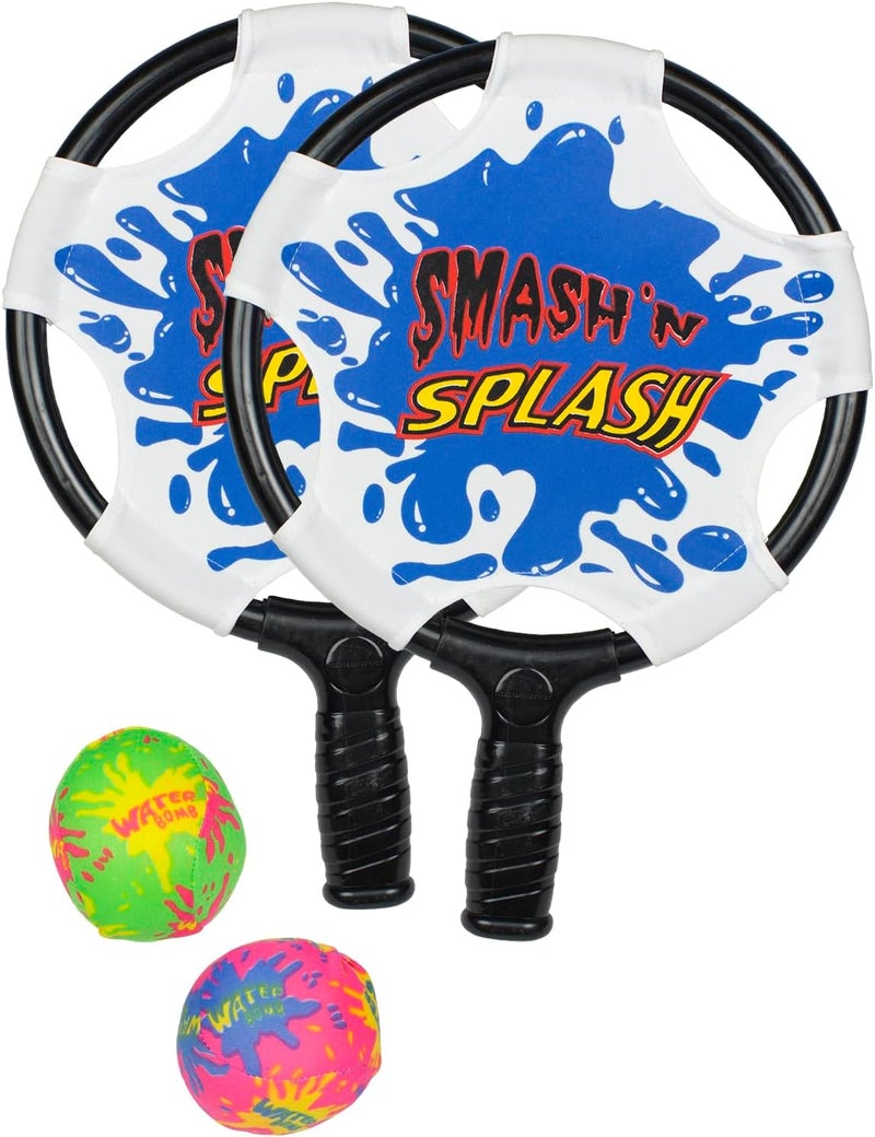 Poolmaster Smash 'n' Splash Water Paddle Ball Game with Two Waterproof Balls - 11" Diameter - Image 1