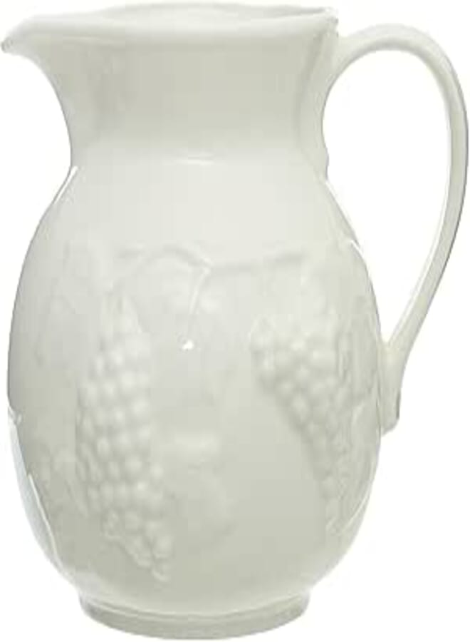 Rosa FM Grape Vine Juice Jug, Ivory