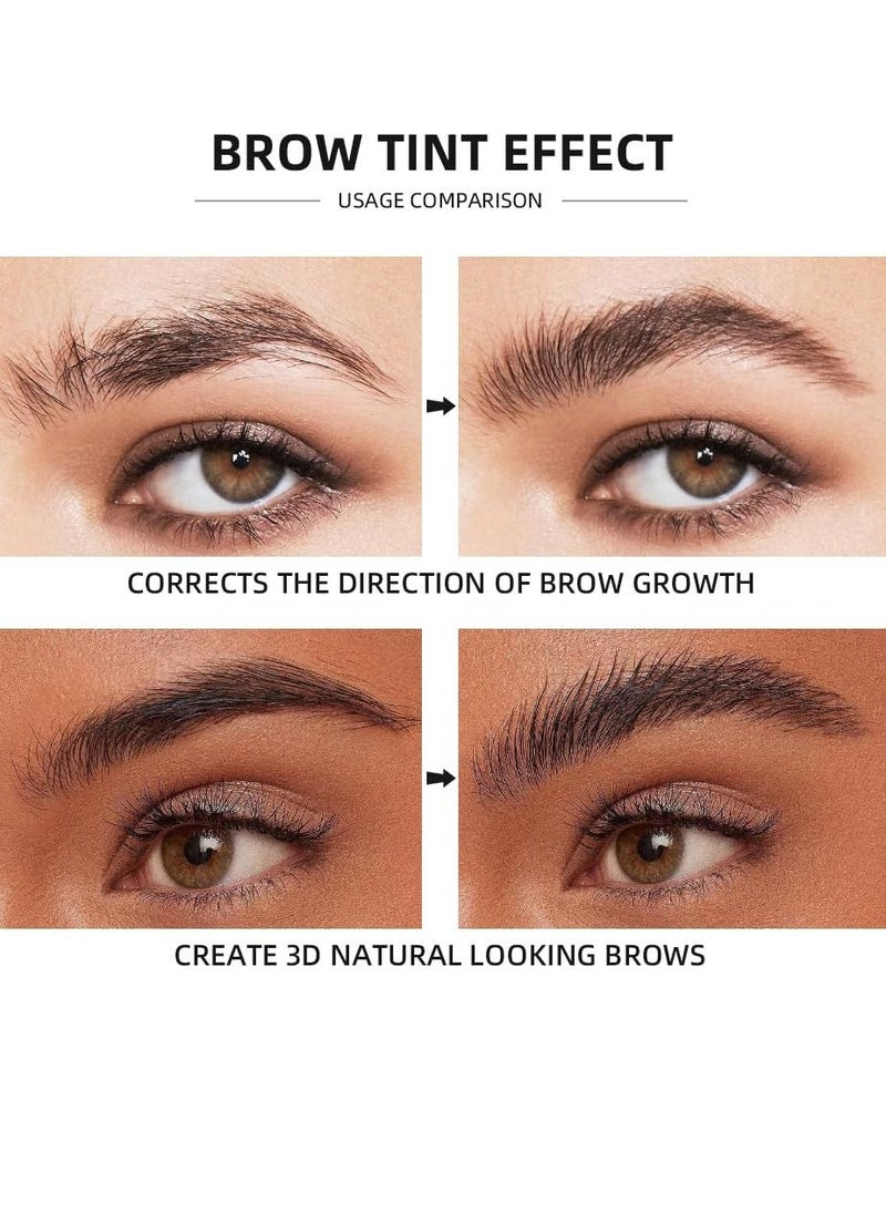 ibcccndc Brow Lamination Tint Kit Professional DIY Eyebrow Lift Kit Black and Brown Color Fuller Thicker Brows for 6 Weeks Easy to Use Instant Brow Lift Perm at Home Eyebrow Lamination Set  - Image 4