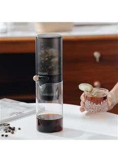 Cold Brew Coffee Maker, Ice Coffee Maker Smooth Dripper Slow Cold Drip Iced Coffee Concentrate Brewer with Adjustable Water Flow