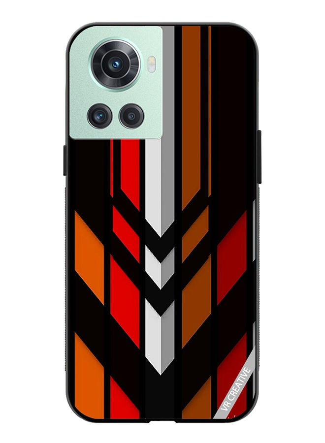 VR CREATIVE Protective Case Cover For OnePlus 10R Abstract Design Multicolour - Image 1