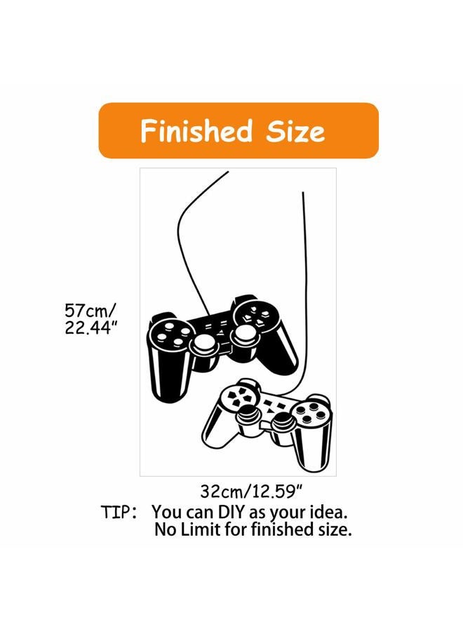 SUPANT Game Stickers for Wall Decal - Gamepads - Gaming Poster Murals for Dancing Nursery Boys Room Vinyl Bedroom Home Kids Decal Playroom - Image 2