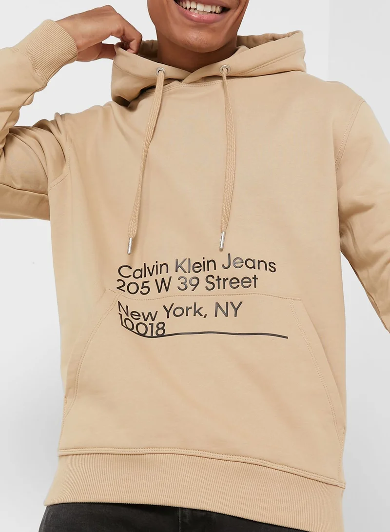 Calvin Klein Jeans Logo Printed Hoodie