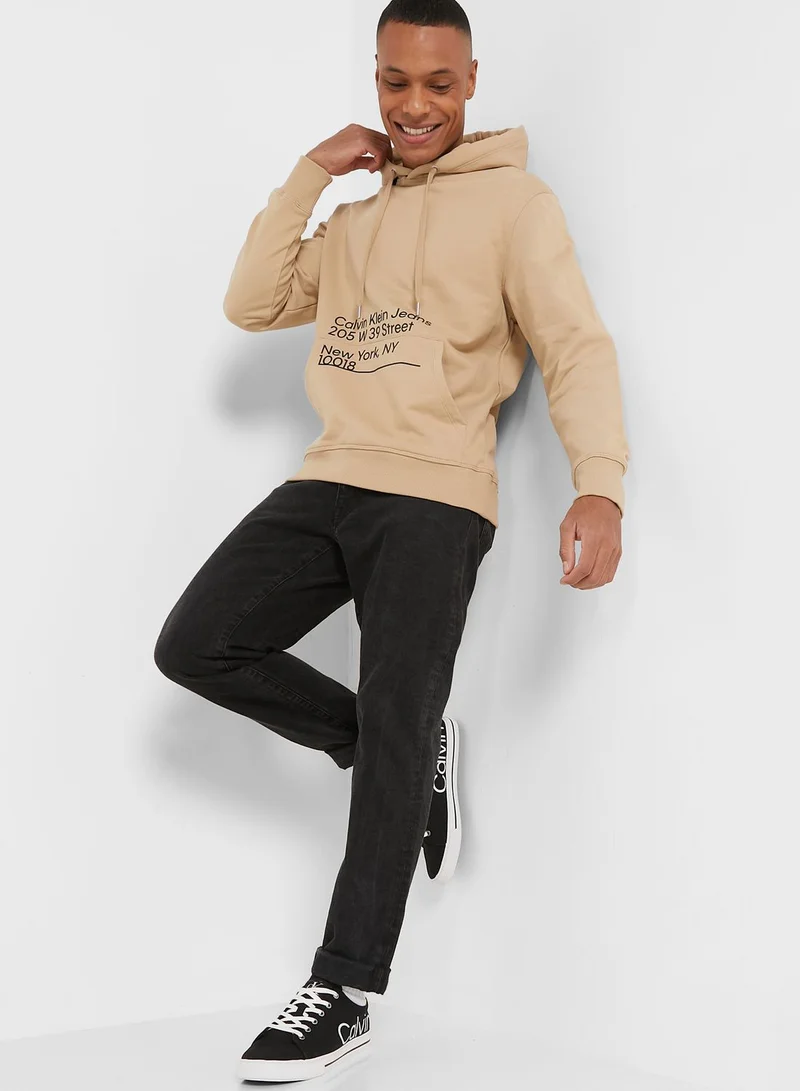 Calvin Klein Jeans Logo Printed Hoodie