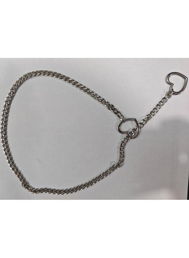 NIBEMINENT Type Wide Y Ring Slide Chain Necklace Handmade Punk Cuban 