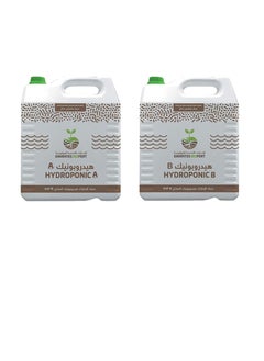 Emirates EMIRATES BIOFERT Hydroponic Nutrient Solutions A & B Bundle 10 liter each Supports Vegetative and Flowering Stages of Plants  - Image 1