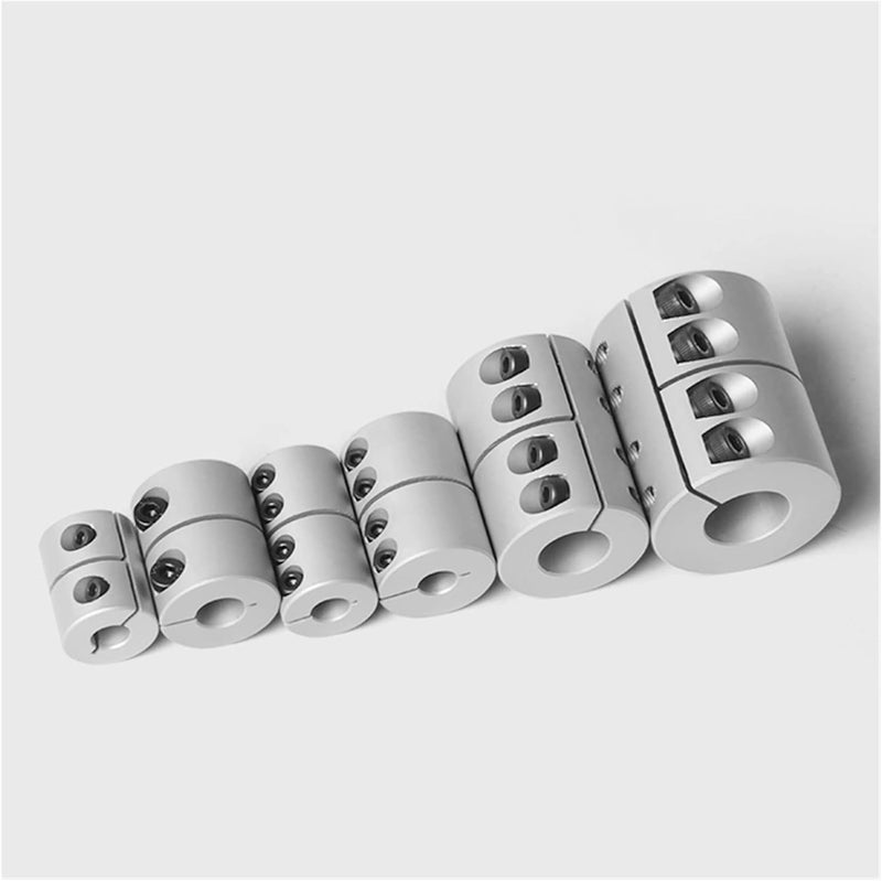 Youngran 1pcs D40L50 Shaft Coupler Rigid Coupling 6.35mm 3D Printers Aluminium Screw Stepper 5mm 8mm Motor Accessories Parts Engraving CNC Leisurely (Inner Diameter : 12.7x12.7) - Image 4