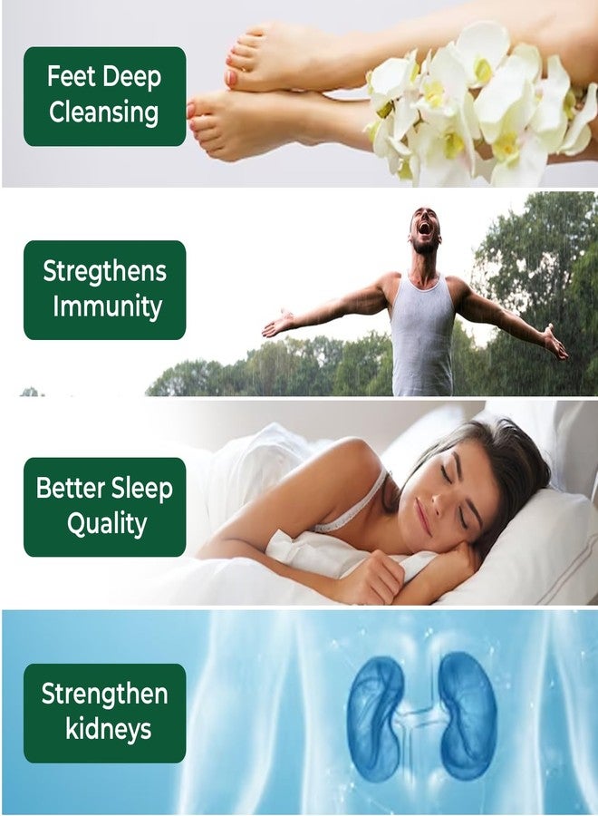 Abelia Detox Health Foot patches, Cleansing Toxin Remover Natural organic Foot Patch, Detoxification Stress Relief Sleep Patch, Pain Relief Detox pad, For Men & Women (2) - Image 2