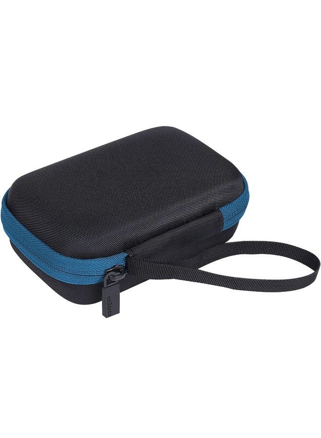 Co2Crea Hard Carrying Case Replacement for JBL GO3 GO 3 Portable Speaker (Black Case + Inside Blue) - Image 5