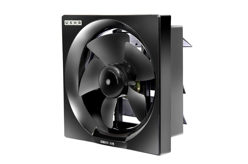 Usha Crisp Air 200mm Sweep Size, 300mm Duct Size Exhaust Fan (Black) - Image 4