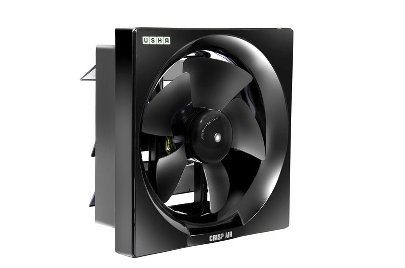 Usha Crisp Air 200mm Sweep Size, 300mm Duct Size Exhaust Fan (Black) - Image 3