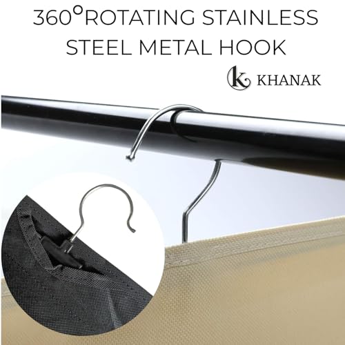 KHANAK 30 Pockets Double Sided Clear Hanging Bag Underwear Bra Socks Hanger Storage Organizer Wall Hanging Closet Shelves Storage Pockets (Black, Pack 1) - Image 5