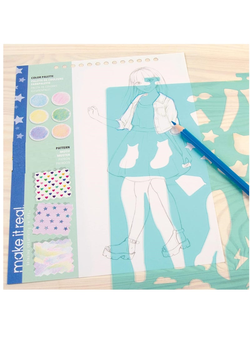 Make It Real Make It Real Fashion Design Sketchbook Digital Dream  - Image 2