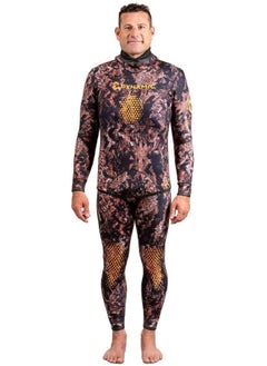 DYNAMICNORD DYNAMIC NORD SFS-5 FREE DIVE SUIT 5MM HOODED JACKET + PANT CAMO/BROWN  - Image 1