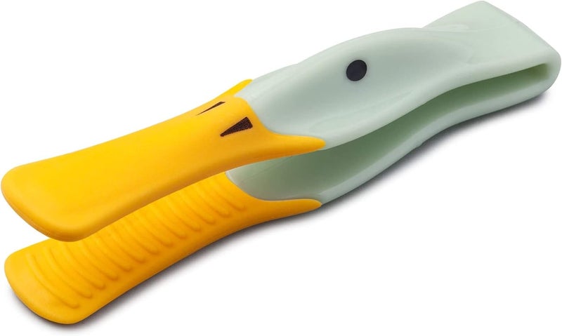 zeal Duck Toast Tongs, Sage Green - Image 1