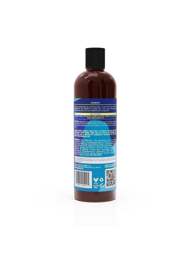 As I Am Dry & Itchy Scalp Care Shampoo - 12 ounce - Cleanses and moisturizes dry and itchy scalp - With Olive Oil, Tea Tree Oil & Peppermint Oil - Image 2