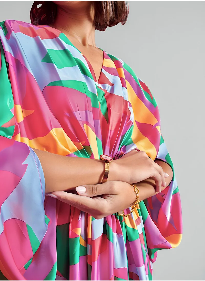ECSTACY Multiprint Kaftan