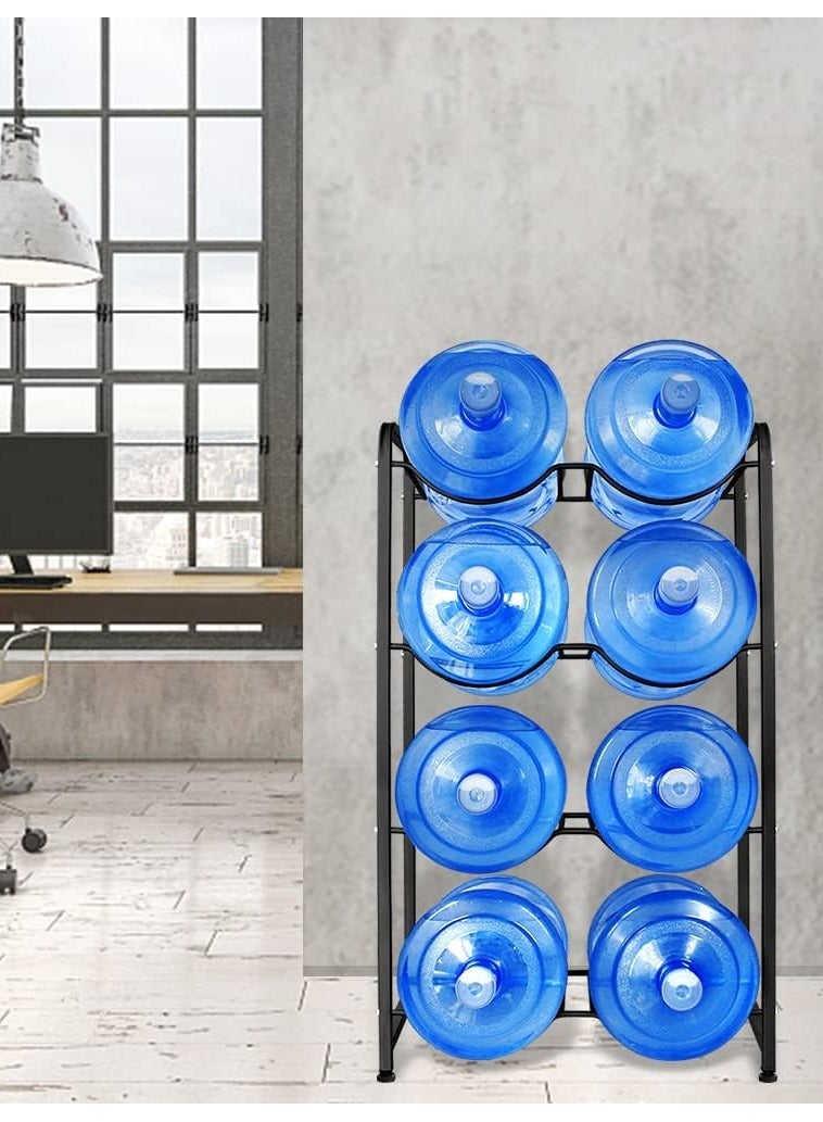 DubaiGallery Heavy-Duty 5-Gallon Water Jug Storage Rack - Tiered Organizer Shelf for Home, Kitchen, Office, Garage, Restaurant, Gym - Reinforced Cooler Holder Stand with Random Color Option - Image 3
